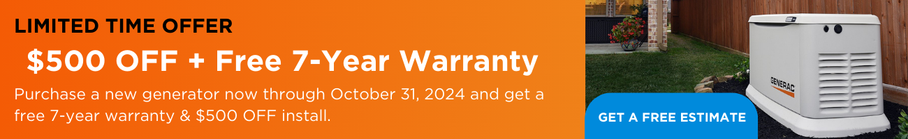 $500 OFF & Free 7-Year Warranty Offer