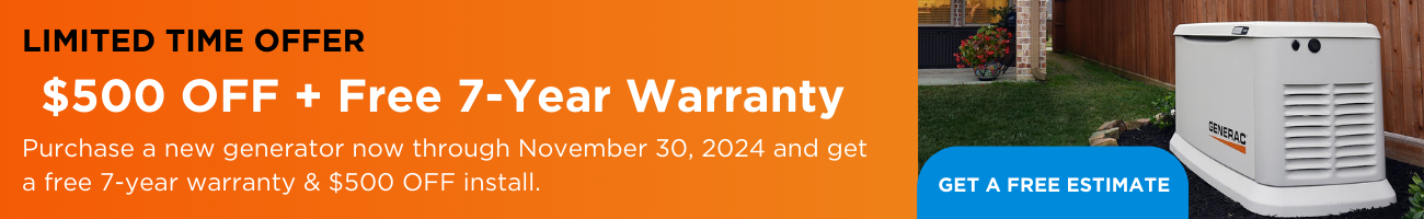 $500 OFF & Free 7-Year Warranty Offer